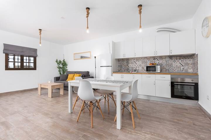 Casa de vacaciones para 6 personas, con Terraza y Jardín en Lajares
