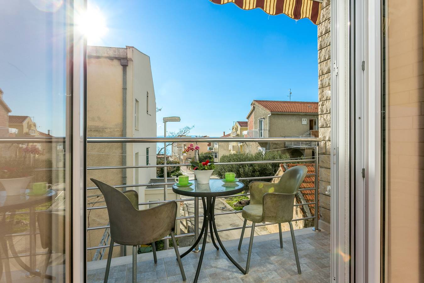 Hel lägenhet, Tvarumslägenhet s balkong Tucepi, Makarska A-22384-d in Tučepi, Makarskas riviera