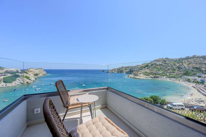 Location de vacances pour 6 personnes, avec jardin et vue sur l’océan dans Agia Pelagia - 4