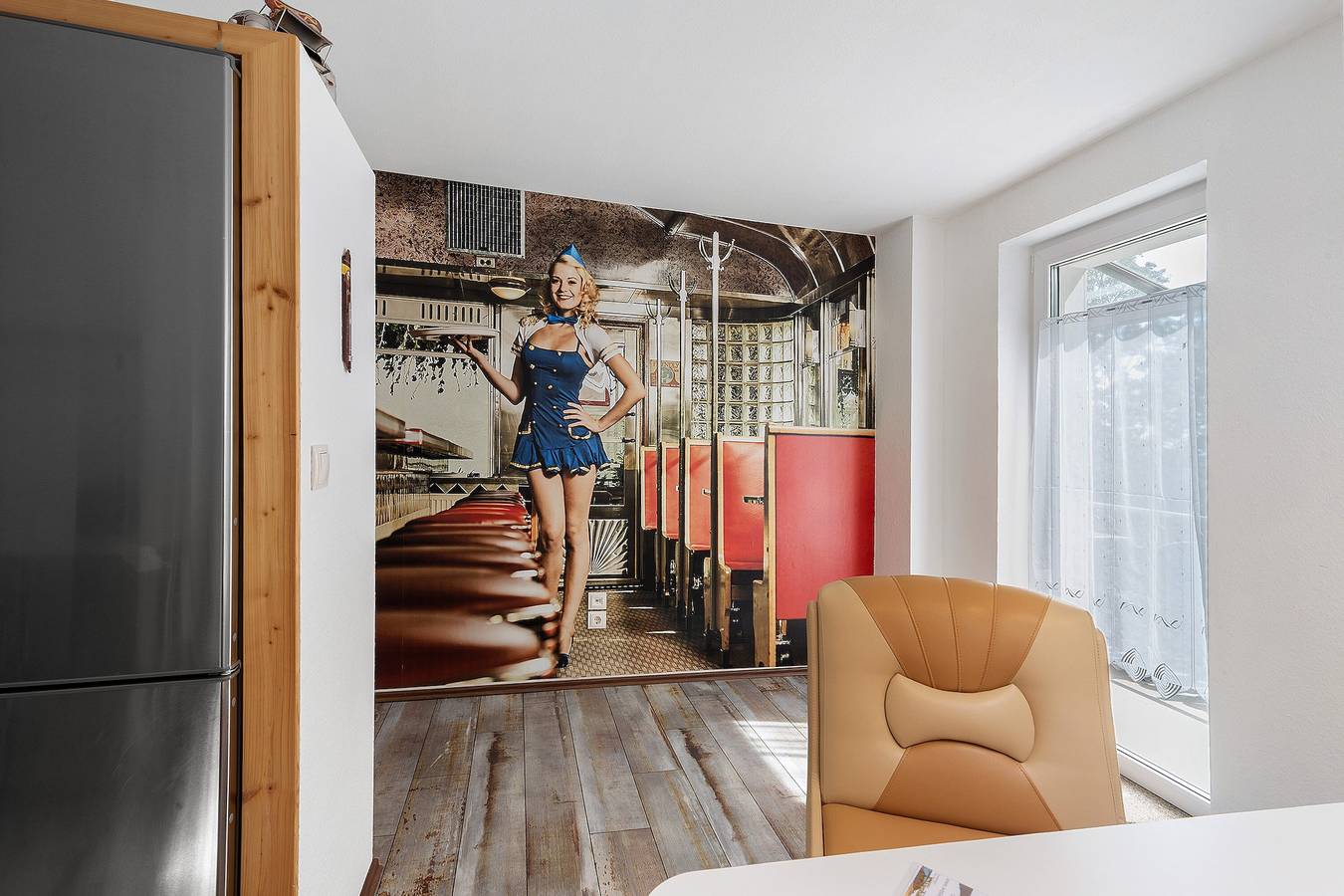 Appartement 'Fewo Mit Balkon Am Wald 2-4 Pers' met Uitzicht op de Bergen, Eigen Tuin en Wifi, foto 7