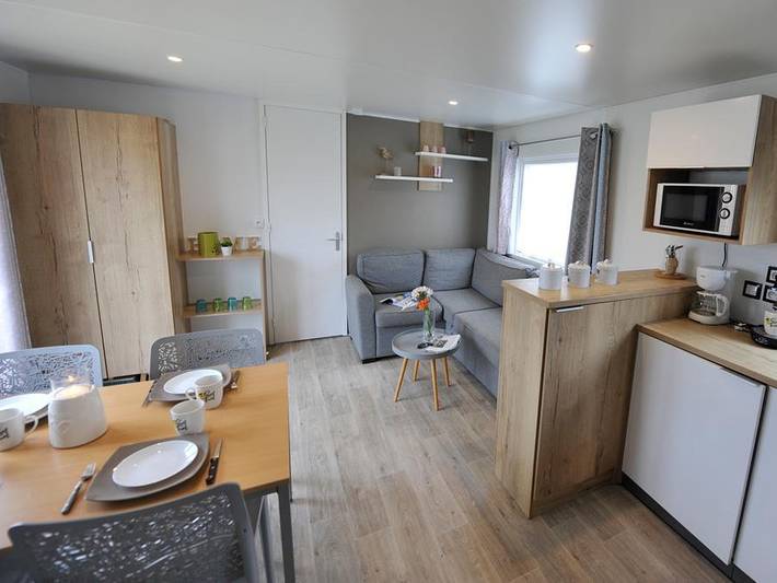 Camping Domaine de la Roselière - Mobilheim 6 personen - Komfort Plus - 3 Zimmer in Noyelles-sur-Mer, Abbeville und Umgebung