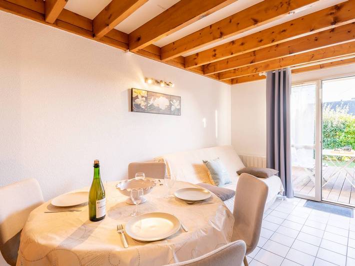 Location de vacances pour 4 personnes, avec terrasse, animaux acceptés dans Plage du Men Du - 4