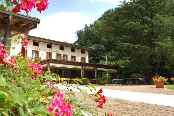 Appartamento per 3 persone, con Balcone e Terrazza nonché Giardino e Panorama a Marostica
