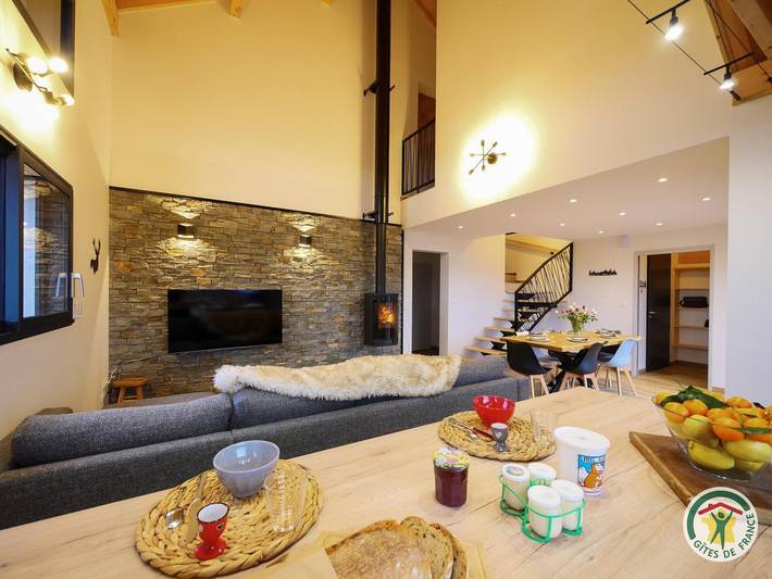 Gîte für 6 Personen, mit Terrasse