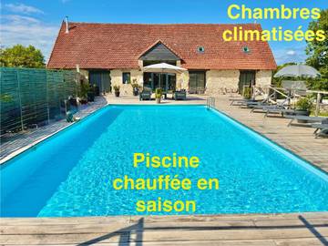 Chambre d’hôte pour 2 personnes, avec jardin ainsi que piscine et terrasse dans Gouffre de Padirac