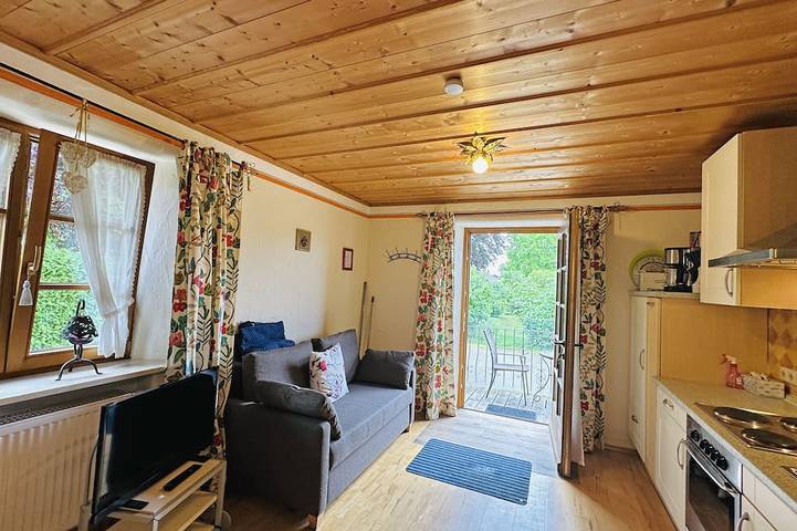 Hütte für 2 Personen, mit Balkon an der Kampenwand