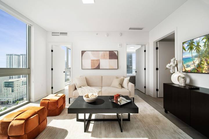 Ganze Wohnung, Ferienwohnung für 5 Personen mit Balkon in Miami, Florida