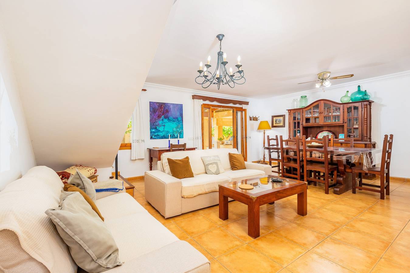 Maison de vacances 'Ca'n Pep' avec vue sur mer, Wi-Fi et climatisation in S'Estanyol de Migjorn, Llucmajor