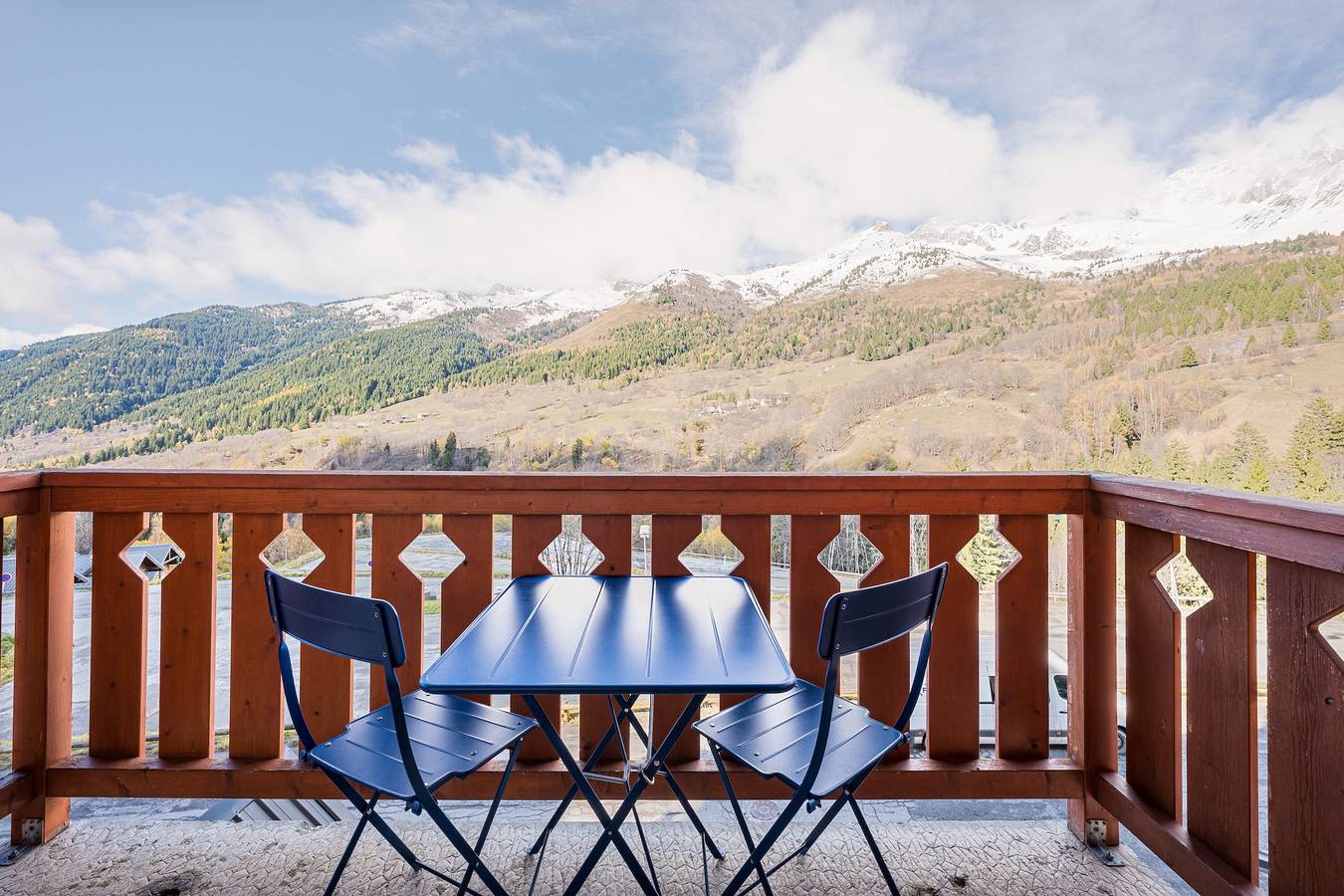 Apartamento entero, Apartamento 'A2 309 Au Pied Des Pistes' con vistas a la montaña y balcón in Saint-François-Longchamp, Le Grand Domaine