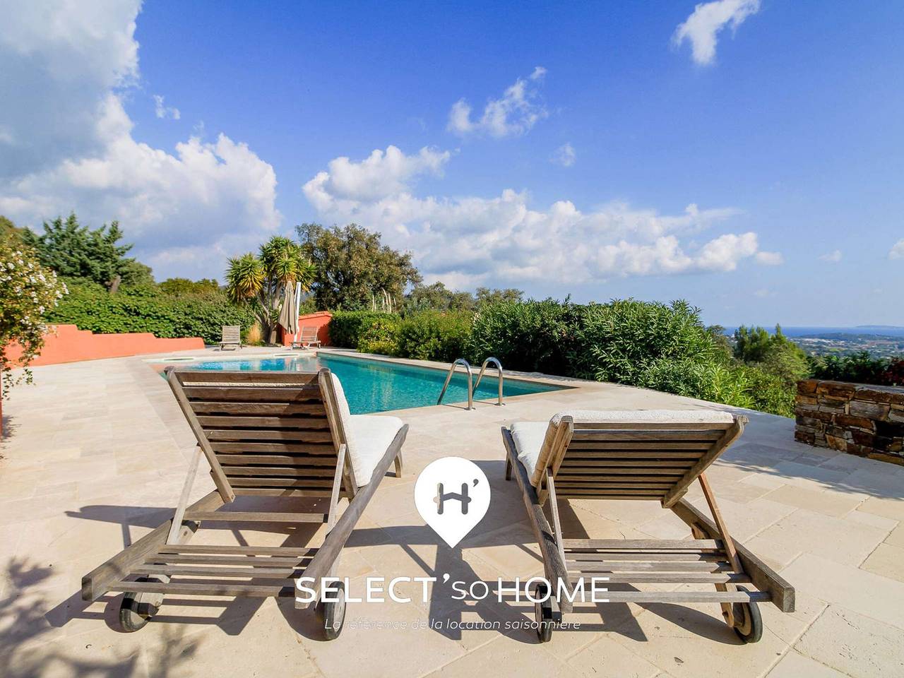 Peaceful villa with pool and sea view in Bormes in Bormes-les-Mimosas, Nationaal park Port-Cros