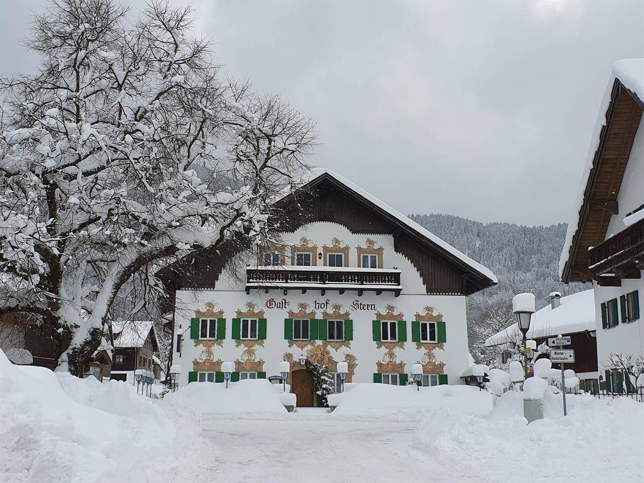 Ganze Ferienwohnung, Gasthof Stern - Ferienwohnung Schlüsselblume in Unterammergau, Bayerische Alpen