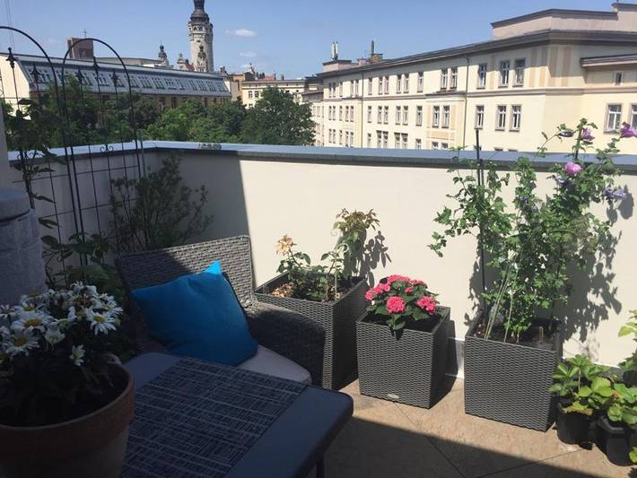 Apartmenthotel für 2 Personen, mit Balkon und Terrasse in Leipzig