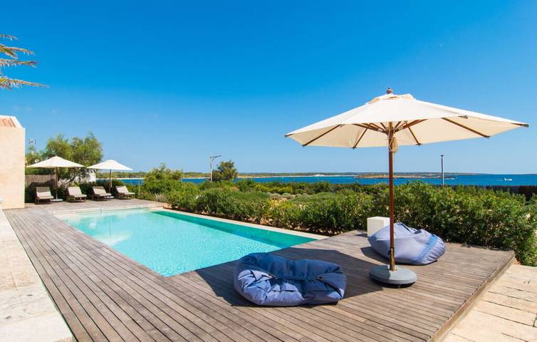 Ferienhaus für 12 Personen, mit Balkon und Garten in Ses Salines - 4