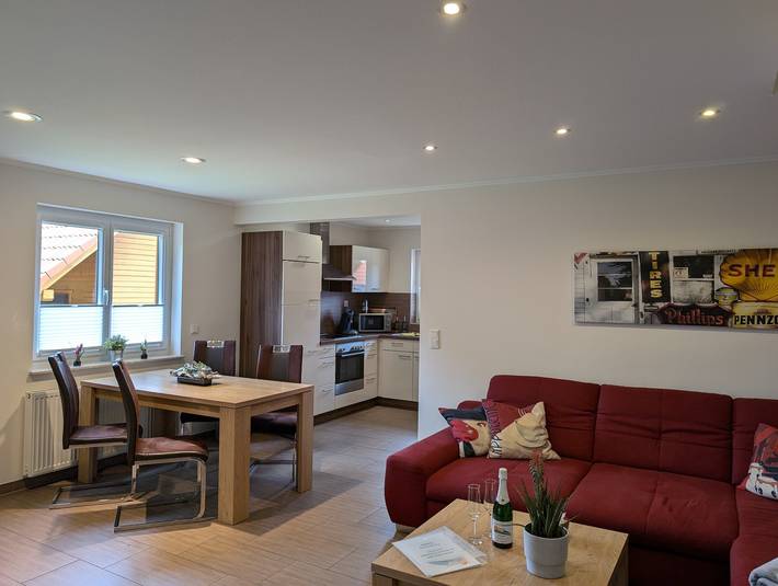 Ferienhaus für 6 Personen, mit Garten und Ausblick sowie Terrasse, mit Haustier in Sachsen-Anhalt
