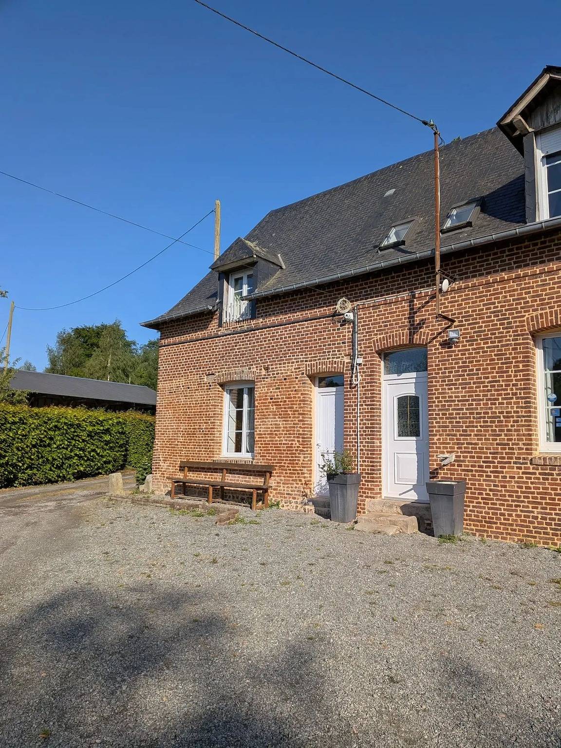 Maison de charme à Berville avec jardin non clôturé in Berville, Région de Dieppe