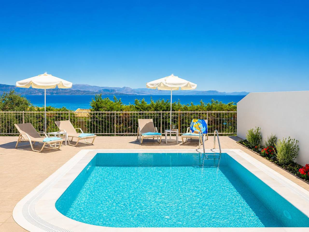 Villa Alora in Mparmpati, Corfou