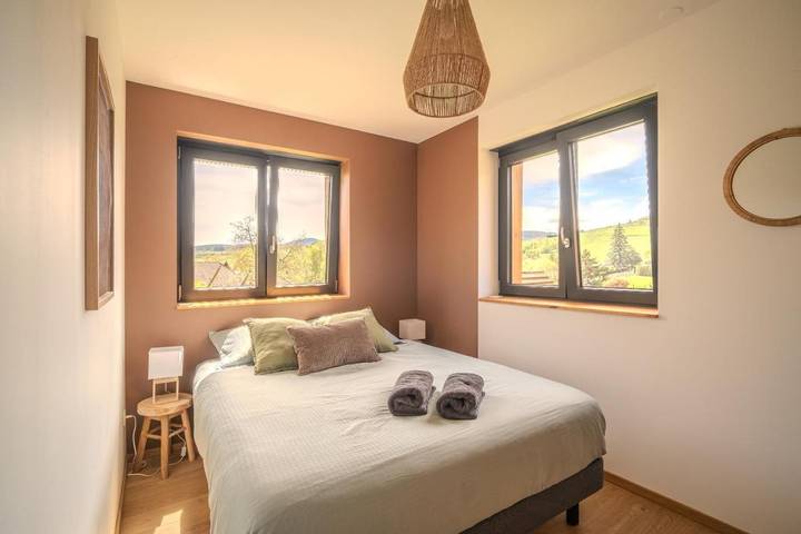 Gîte pour 4 personnes, avec vue et jardin à Bernardvillé
