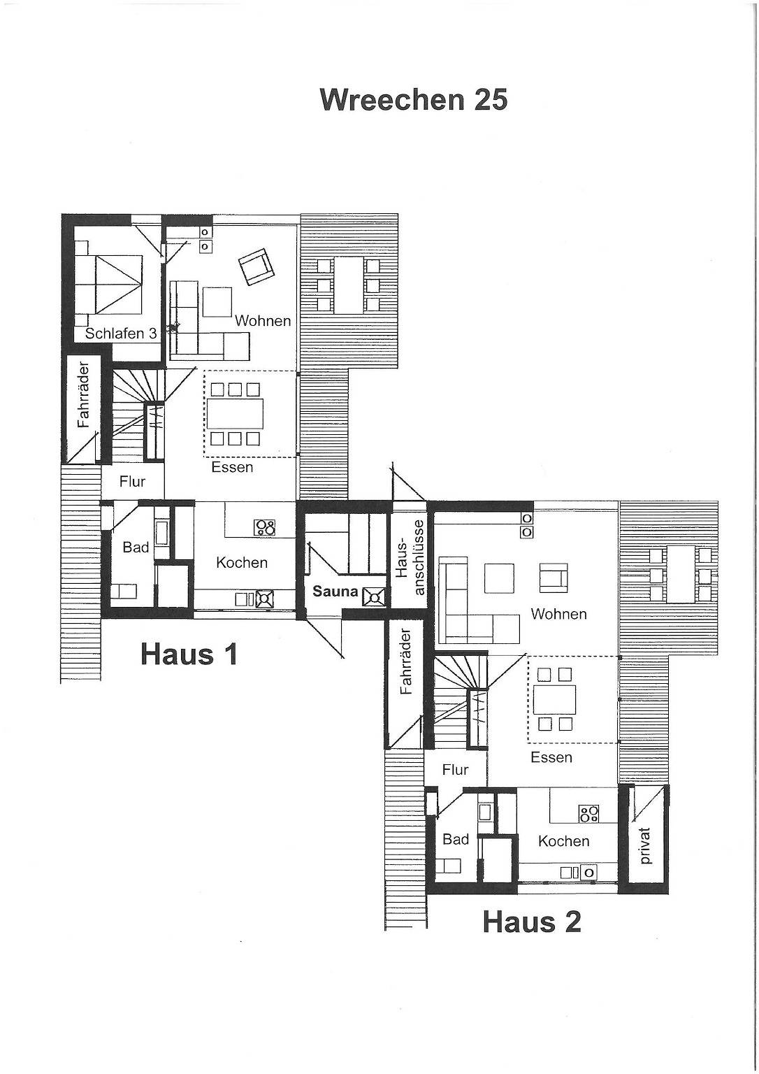 Thatched Roof Meets Modern Comfort: Holiday Home Wreechen 25, House 1, up to 6 Guests in Wreechen, Putbus
