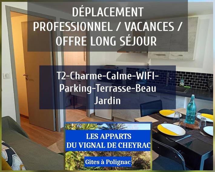 Appartement de vacances pour 5 personnes, avec vue et jardin