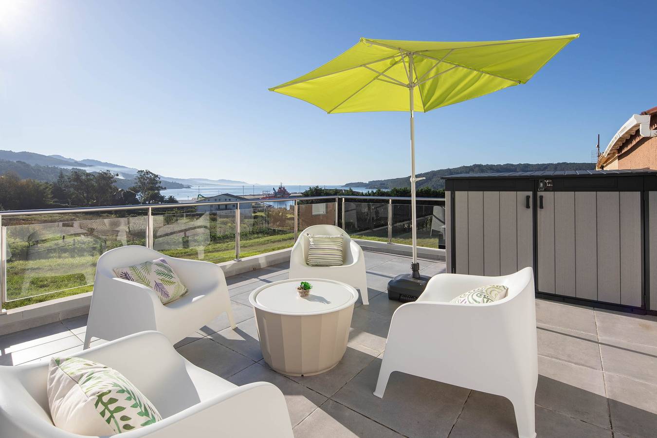 Maison de Vacances 'A Neida Con Vistas Al Mar' avec Vue sur la Mer, Terrasse Privée et Wi-Fi in Cee, Rías Baixas