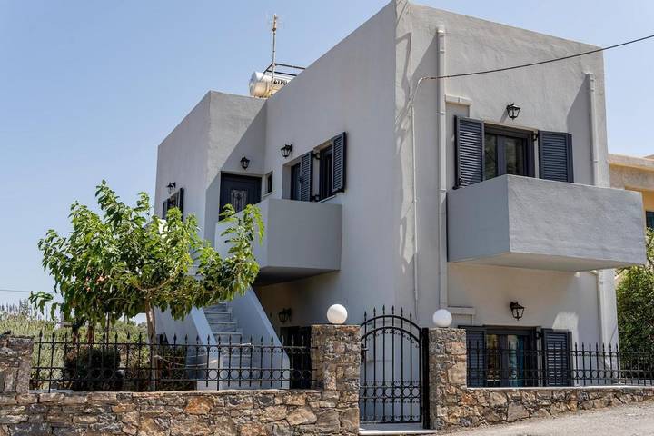 Strandhaus für 2 Personen, mit Balkon und Ausblick sowie Garten auf Kreta