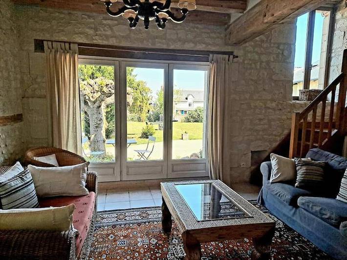Location de vacances pour 6 personnes, avec jardin, animaux acceptés à Anché