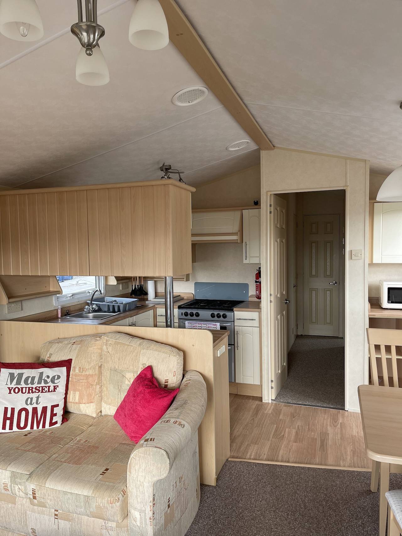 Lodge pour 4 personnes avec balcon in Monreith, Dumfries and Galloway