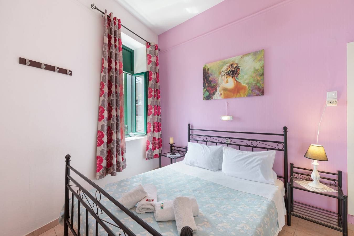 Bed & Breakfast 'Tweepersoonskamer Zeezicht' met Wi-Fi en airconditioning in Agia Galini, Rethymno en omgeving