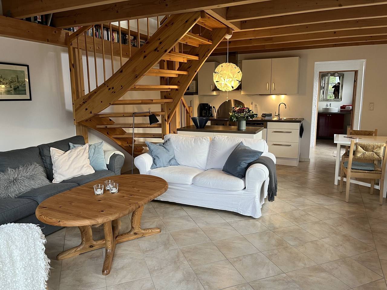 Holiday Apartment 'Bullerbü Ferienhäuschen Arnis' with Private Terrace and Own Garden in Arnis, Kappeln and surroundings