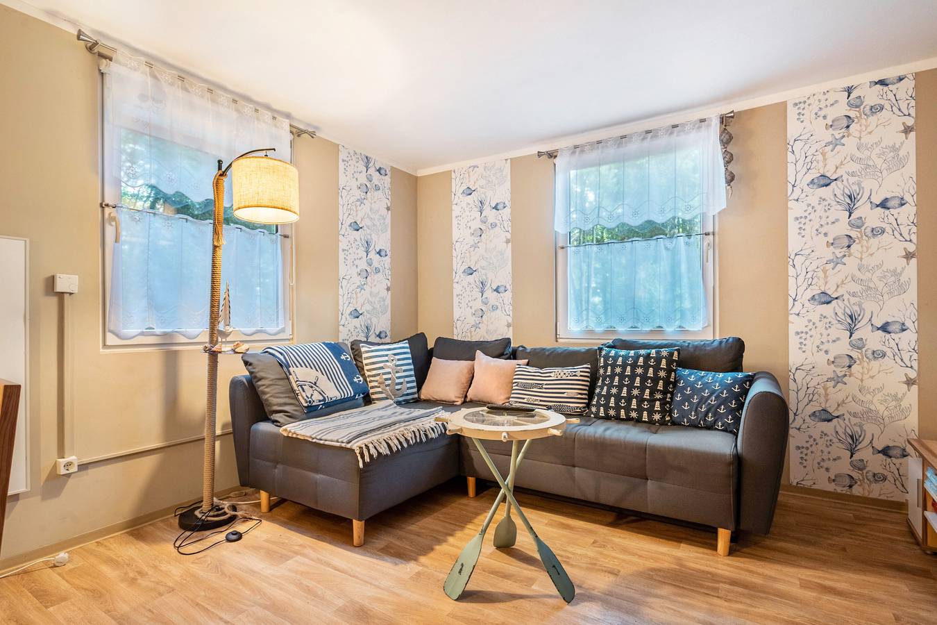 Ferienhaus 'Ferienhaus Rosi' mit privater Terrasse, Gemeinschaftsgarten und Wi-Fi in Bakenberg, Dranske