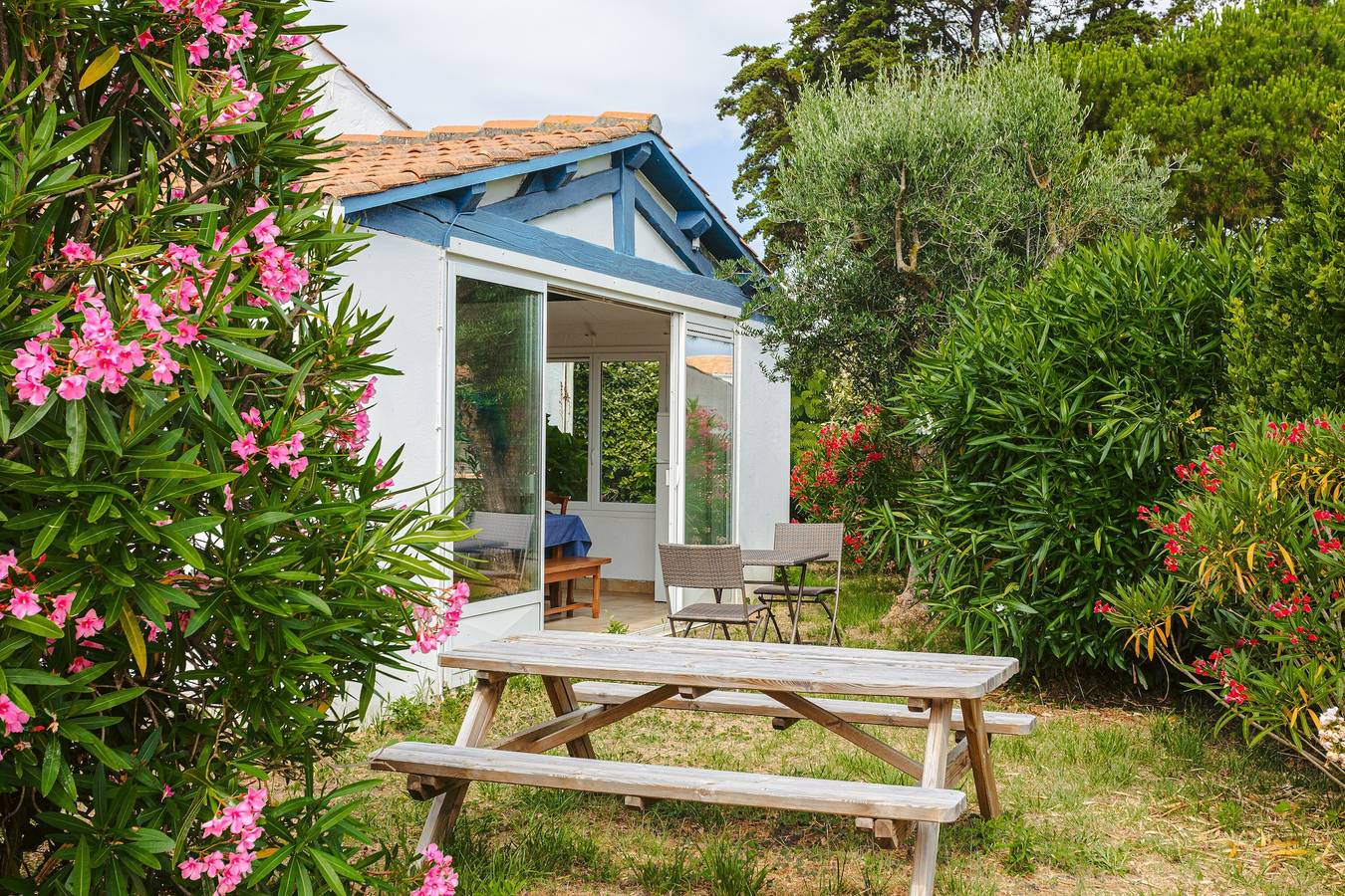 Pension 'Grillon La Brée Les Bains' mit gemeinsamer Terrasse, gemeinsamem Garten und Wi-Fi in La Brée-les-Bains, Côte de Beauté