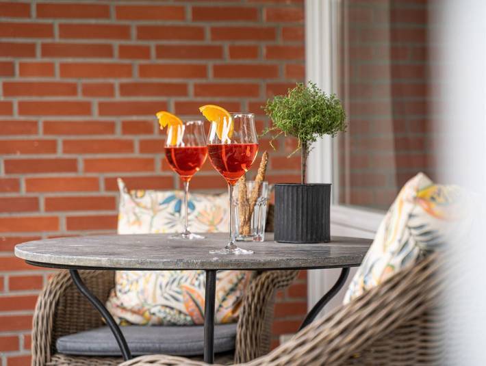 Ferienwohnung für 2 Personen, mit Balkon und Garten in Burg auf Fehmarn