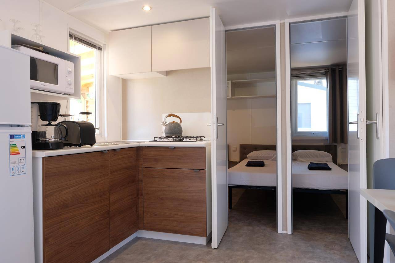 Feriendorf Park Albatros Mobilehome Happy Premium Suite für 7 Personen in San Vincenzo, Etruskische Küste