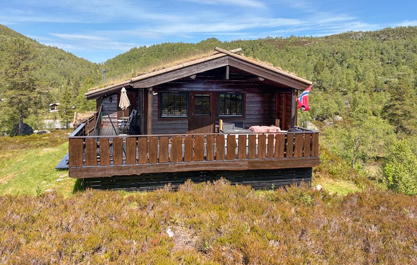 Feriehus for 10 personer med terrasse in Sirdal 