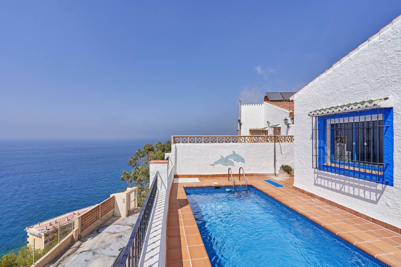 Casa de vacaciones 'Casa Vistamar' con vistas al mar, piscina privada y Wi-Fi in Los Pinos (Almuñecar), Almuñecar