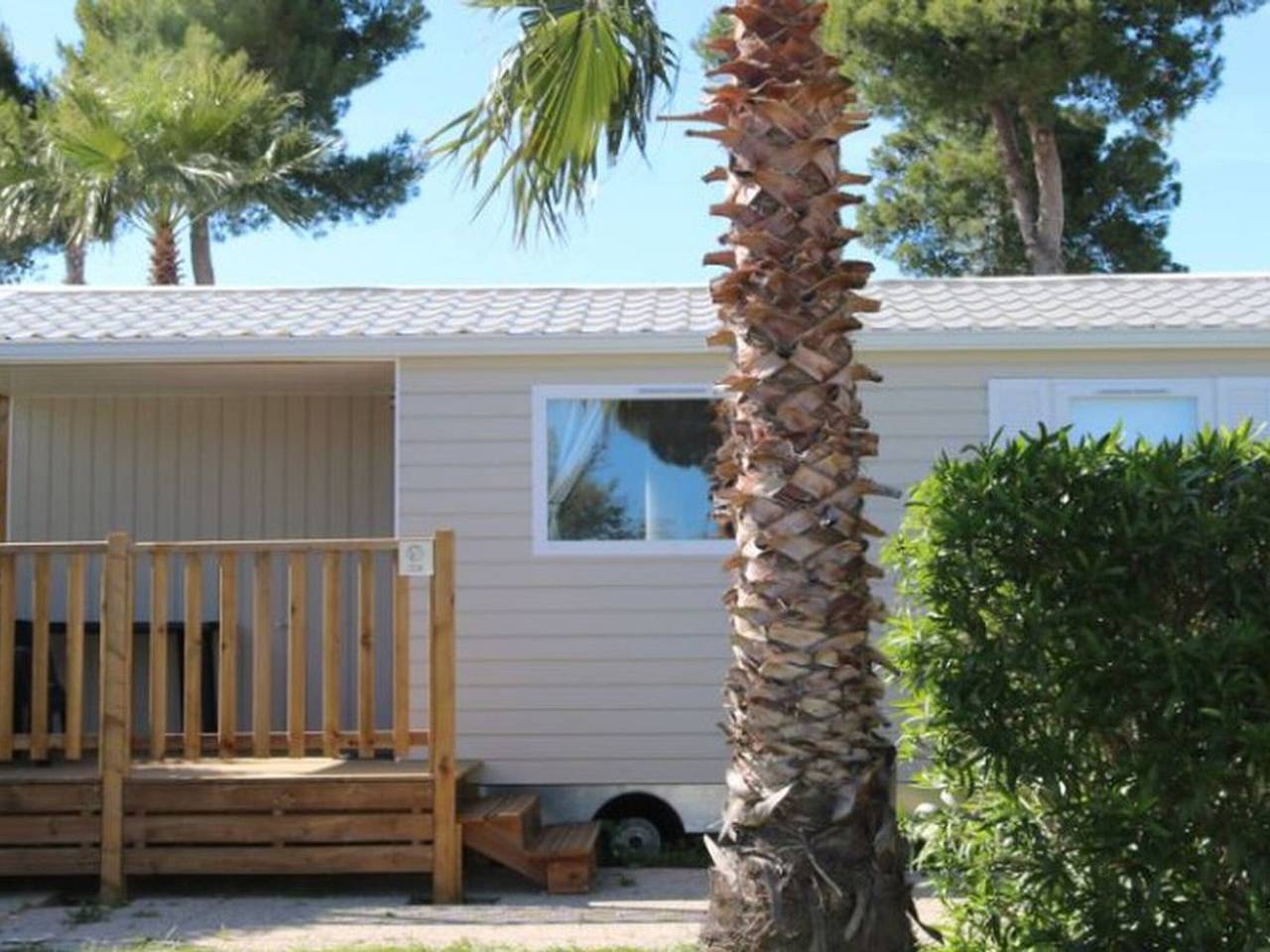 Cómodo mobil-home con terraza - 5 pers. in Anduze, Cevenas