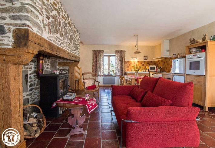 Gîte pour 5 personnes, avec jardin