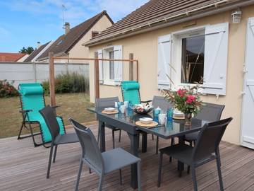 Gîte pour 4 personnes, avec terrasse et jardin, animaux acceptés à Denneville