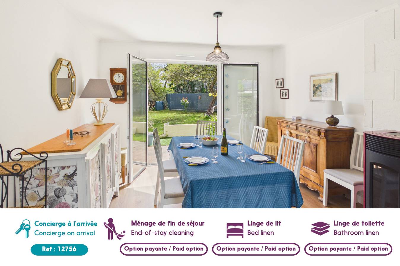 Jolie maison pour 5 avec jardin et terrasse in Treffiagat, Région de Quimper