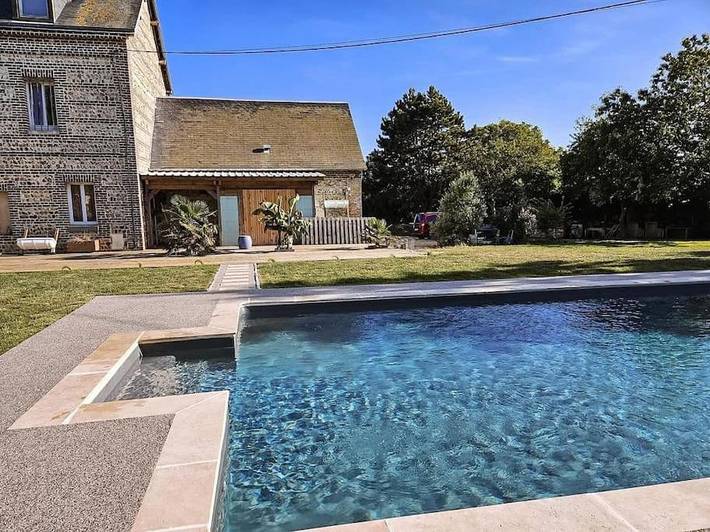 Maison d’hôte pour 2 personnes, avec vue ainsi que piscine et jardin à Octeville-sur-Mer - 2