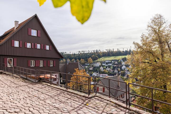 Hel lejlighed, Appartment Kutscherstube in Altensteig, Nord Sortskoven