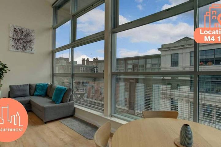Loft for 4 people, with balcony in Manchester