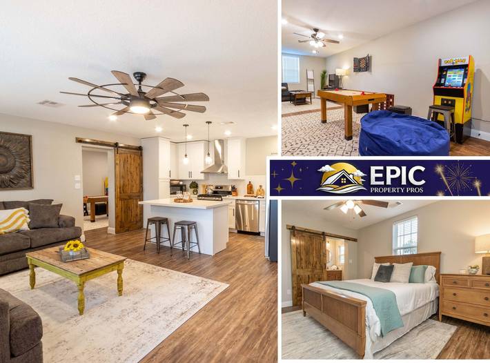 Vacation house for 10 people, with terrace and yard in Texas