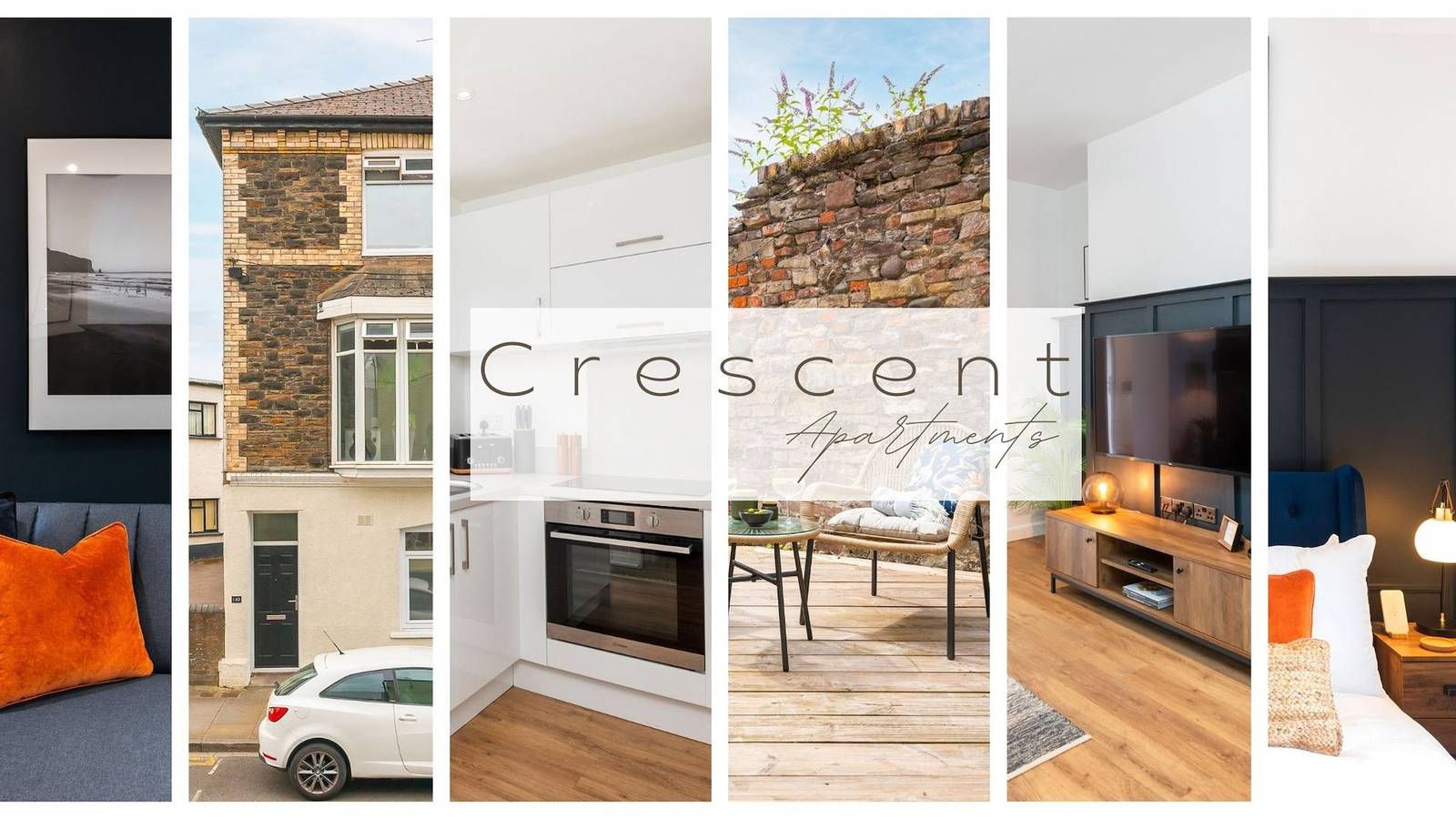 Entire apartment, Crescent Apartments in Newport in Newport (Gwent), South-Wales