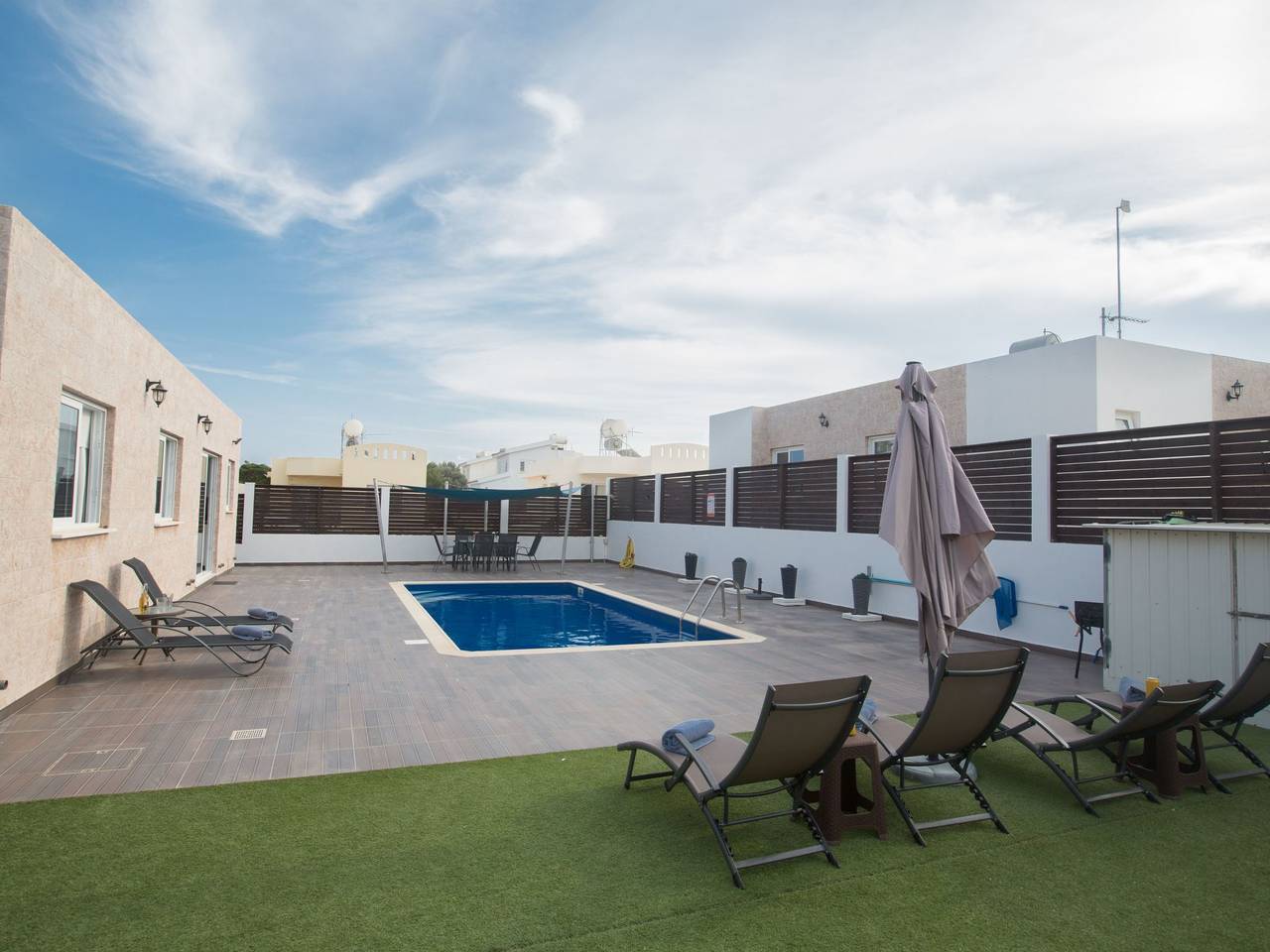 3-Schlafzimmer-Villa in Protaras Zentrum mit Pool in Protaras, Südzypern