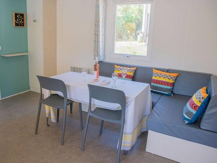 Flower Camping Provence Vallée - Mobilheim 5 personen - Comfort Xl 30,5 m² in Manosque, Regionaler Naturpark Luberon