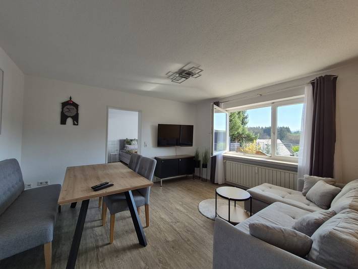 Ferienwohnung für 4 Personen, mit Terrasse und Ausblick