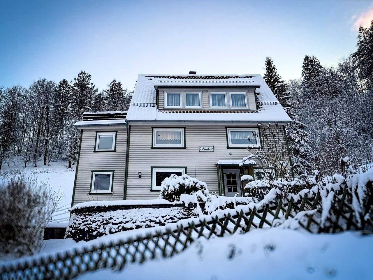 Ferienhaus Adelheid mit einmaligem Blick, privater Terrasse und Wlan in Bad Grund, Harzvorland