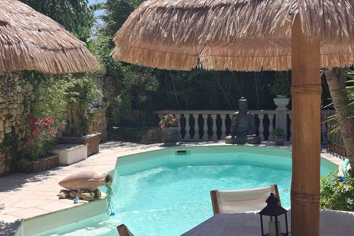 Appartement de vacances pour 2 personnes, avec piscine et jardin à Salon-de-Provence