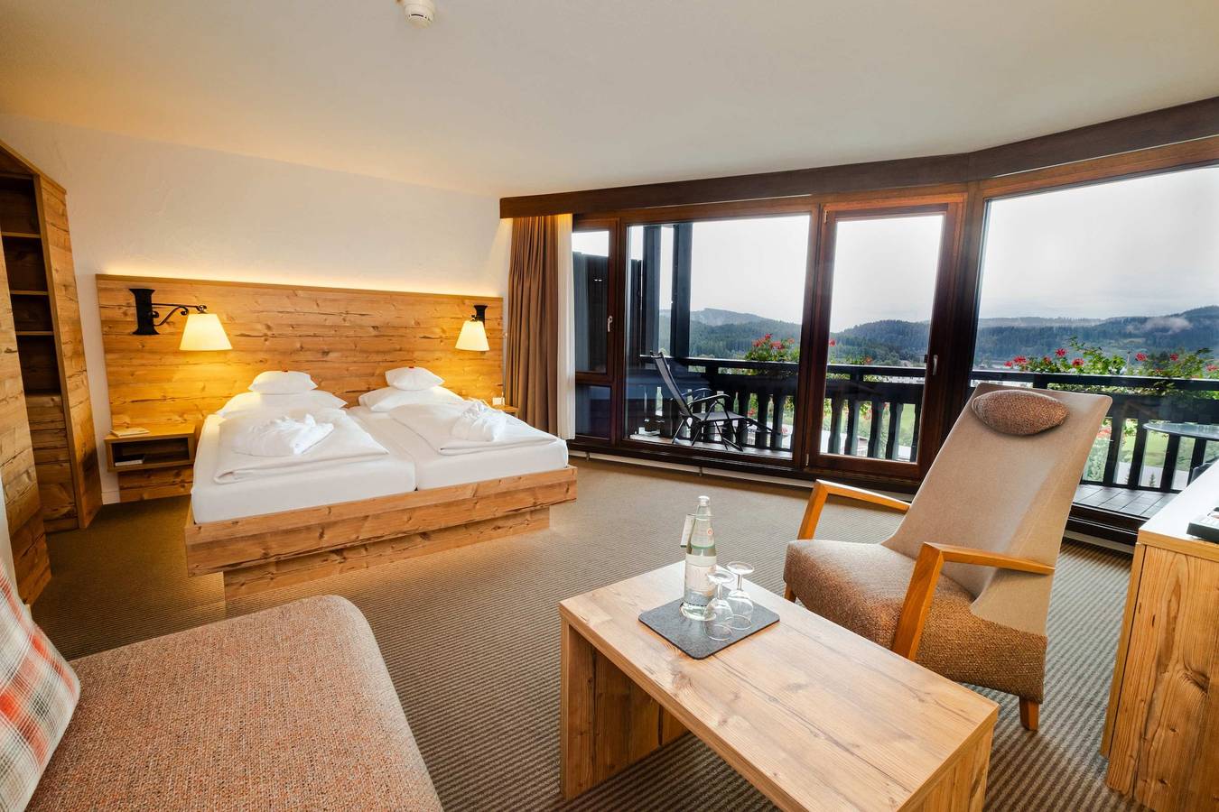 Hotel Vier Jahreszeiten am Schluchsee - Einzelzimmer Komfort Waldseite in Schluchsee, Forêt-Noire du Sud